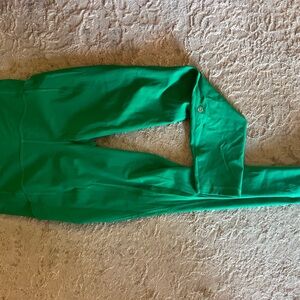Kelly Green Lululemon Fast & Free Leggings